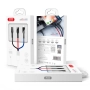 Kabel USB 3w1 Micro/iPhone/TYP-C wielokolorowy XO NB54 3A